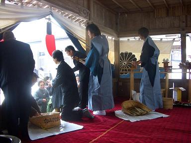 樽見の十一日祭の様子2