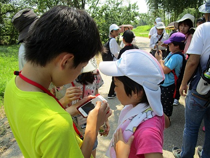 名古屋市志段味古墳群を見学の様子3