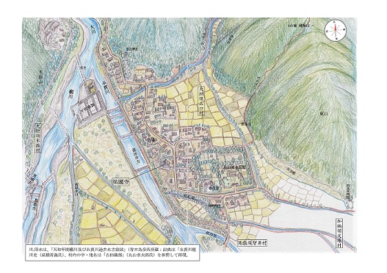 山口の町並み探検の地図