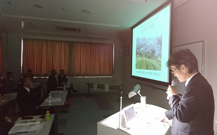 席田郡建郡(715年)1300年記念船来山古墳群市民報告会の様子5