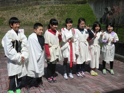 弾正小学校来館の様子2