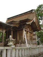 八幡神社本殿の写真