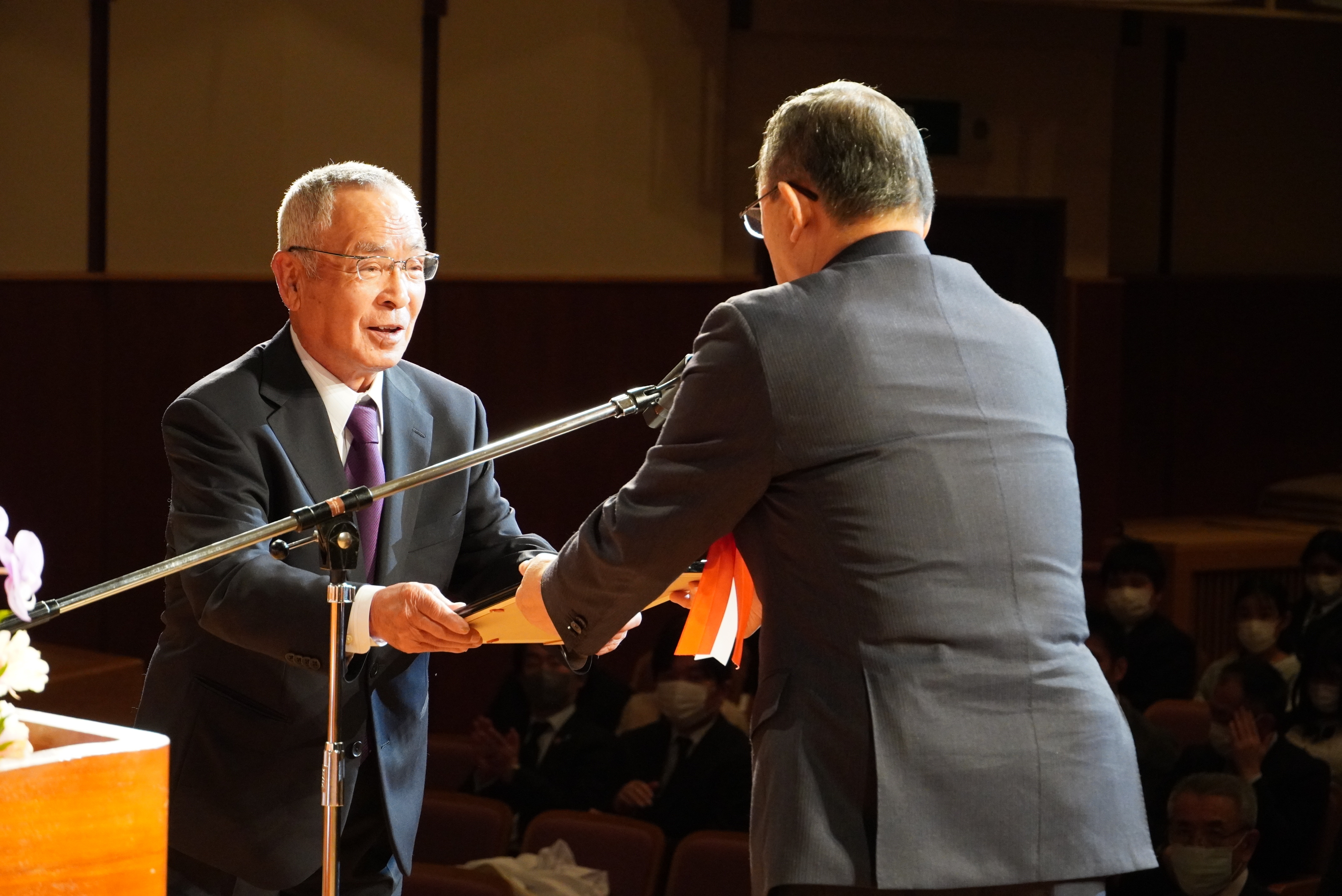 写真：表彰式の様子